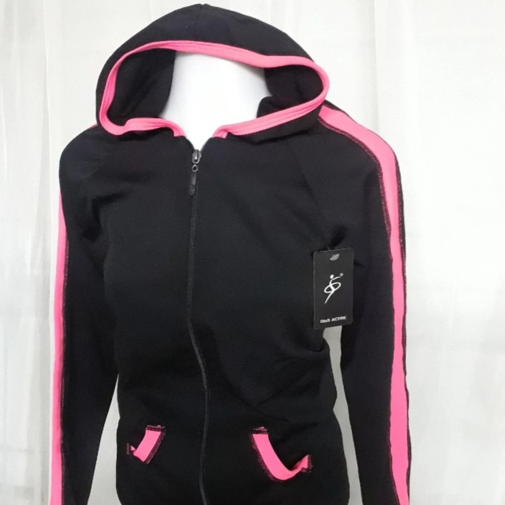 Black and pink sportswear